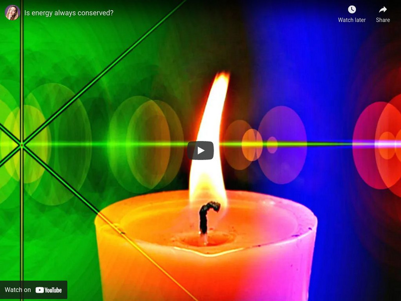 Physics Girl: Is Energy Always Conserved? Instructional Video Physics Girl: Is Energy Always Conserved? Instructional Video