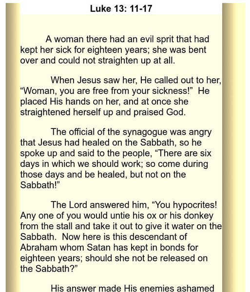 The Miracles of Jesus: Healed Crippled Woman Primary The Miracles of Jesus: Healed Crippled Woman Primary