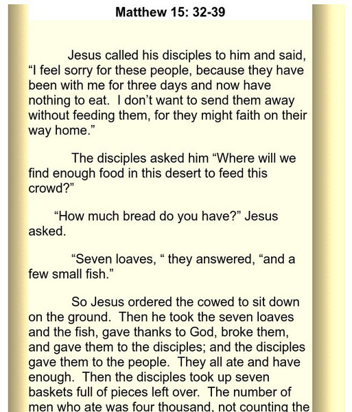 The Miracles of Jesus: Fed the 4,000 Primary The Miracles of Jesus: Fed the 4,000 Primary