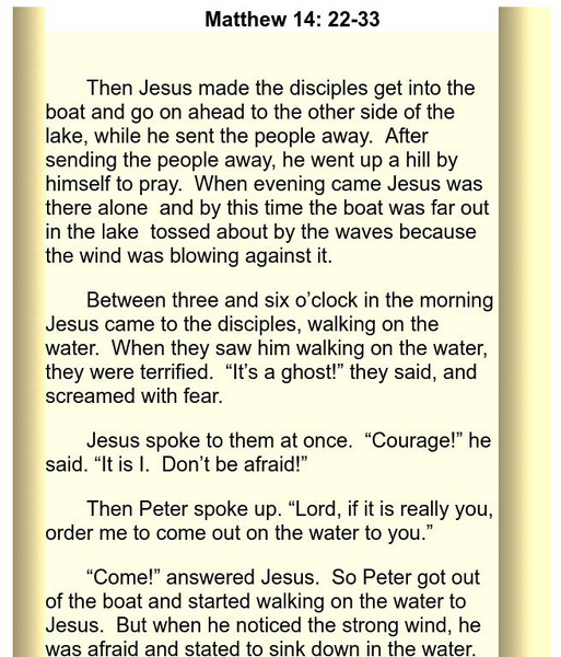 The Miracles of Jesus: Jesus Walked on Water Primary The Miracles of Jesus: Jesus Walked on Water Primary