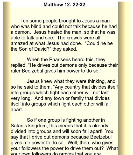 The Miracles of Jesus: Blind and Dumb Demoniac Healed Primary The Miracles of Jesus: Blind and Dumb Demoniac Healed Primary
