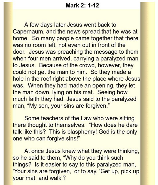 The Miracles of Jesus: Paralytic Cured Primary