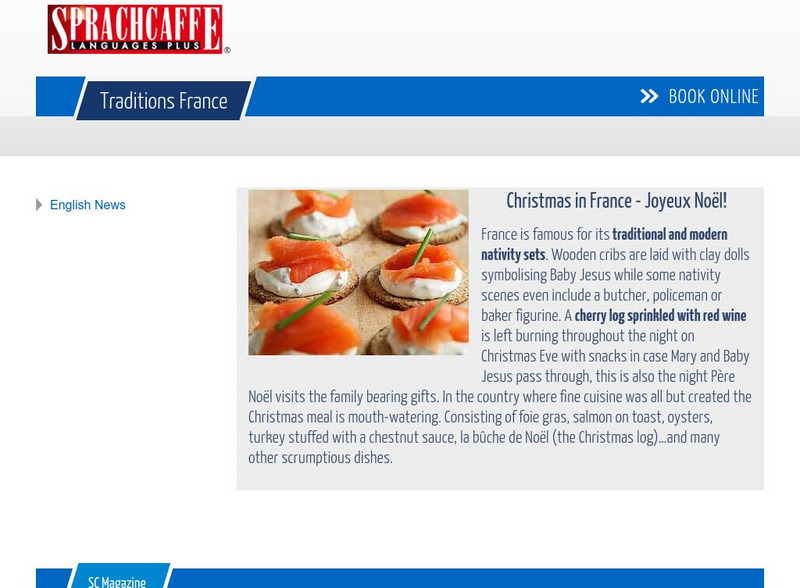 Sprachcaffe: Traditions in France Website Sprachcaffe: Traditions in France Website