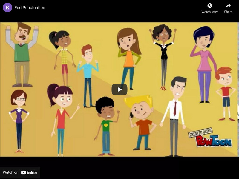 You Tube: End Punctuation Instructional Video You Tube: End Punctuation Instructional Video