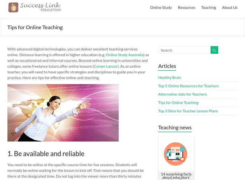 Success Link: 1787 [Archived Version] Lesson Plan