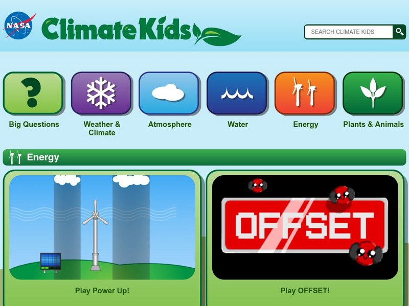 Nasa: Climate Kids: Energy Website Nasa: Climate Kids: Energy Website