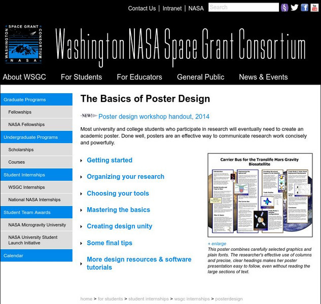U.washington: The Basics of Poster Design Website U.washington: The Basics of Poster Design Website