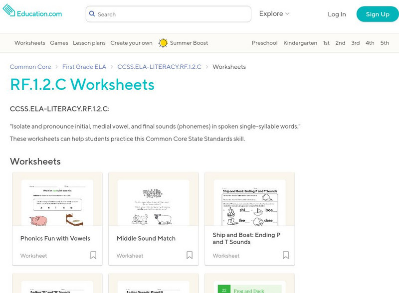 Education.com: Rf.1.2.c Worksheets Activity Education.com: Rf.1.2.c Worksheets Activity