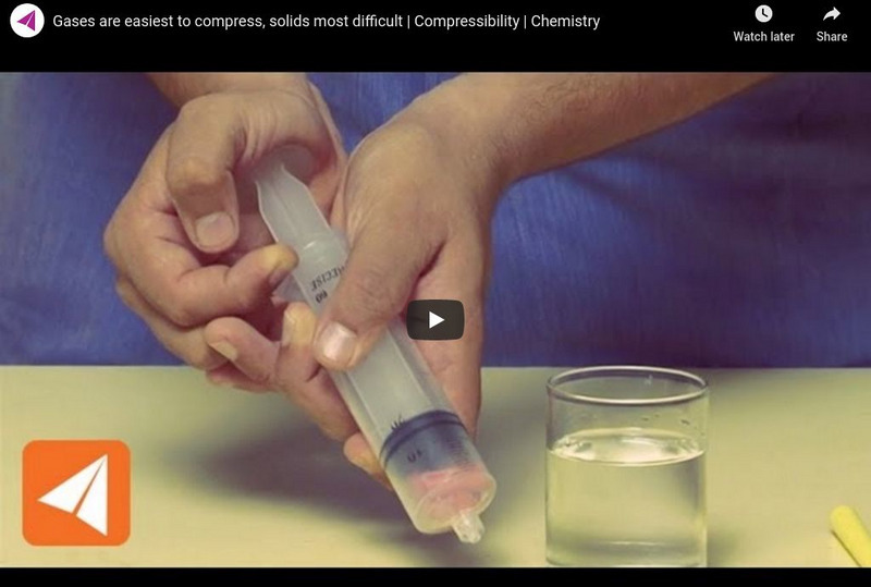 K Class Science: Gases Easiest to Compress, Solids Most Difficult Compressibility Instructional Video K Class Science: Gases Easiest to Compress, Solids Most Difficult Compressibility Instructional Video