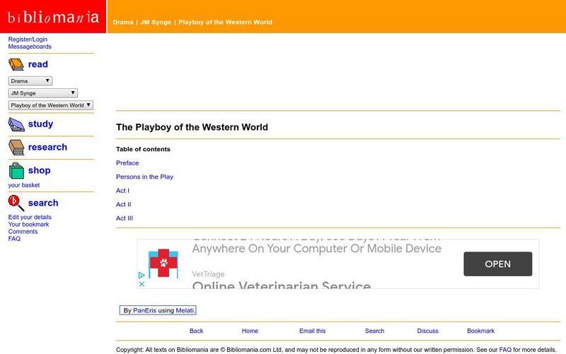 Bibliomania: The Playboy of the Western World eBook