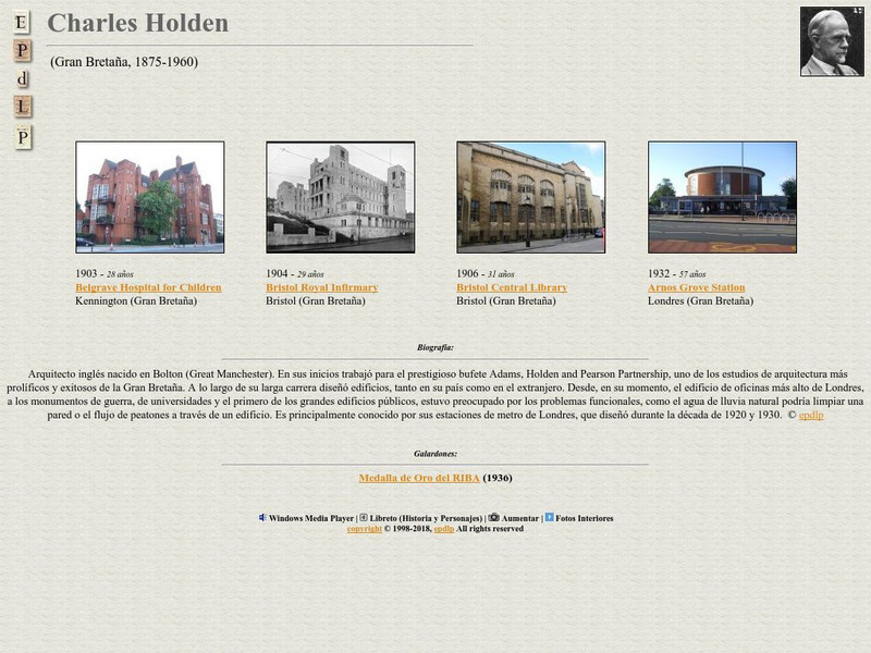 E Pd Lp: Charles Holden Handout