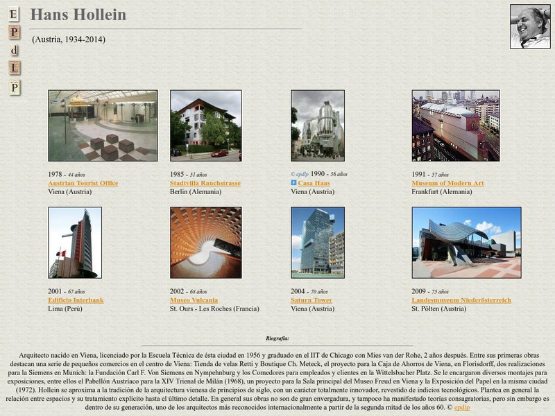 E Pd Lp: Hans Hollein Handout