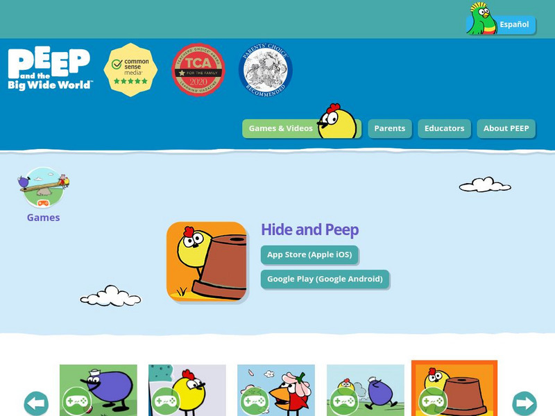 Wgbh: Peep and the Big Wide World: Games: Hide and Peep Interactive Wgbh: Peep and the Big Wide World: Games: Hide and Peep Interactive