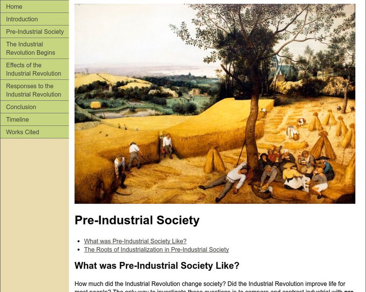 Modern World History: Pre Industrial Society eBook Modern World History: Pre Industrial Society eBook