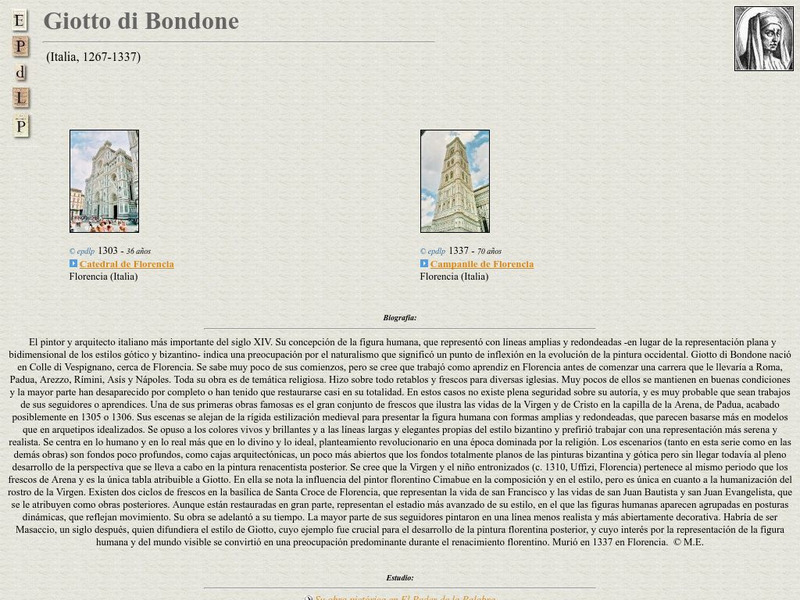 E Pd Lp: Giotto Di Bondone Handout