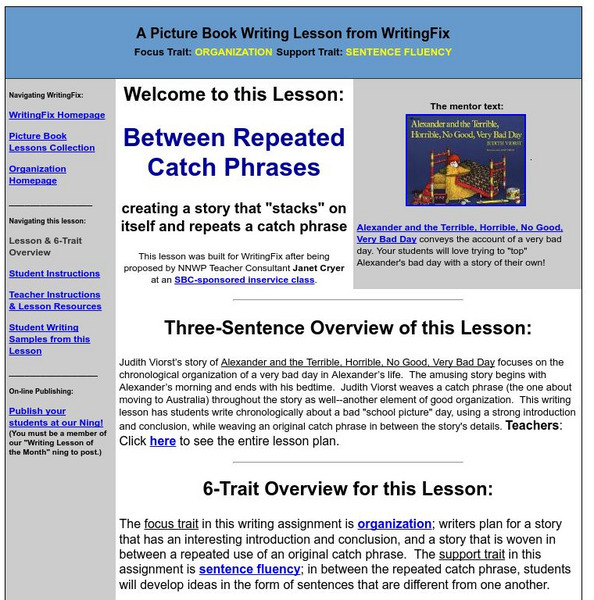 Writing Fix: Between Repeated Catch Phrases Activity Writing Fix: Between Repeated Catch Phrases Activity