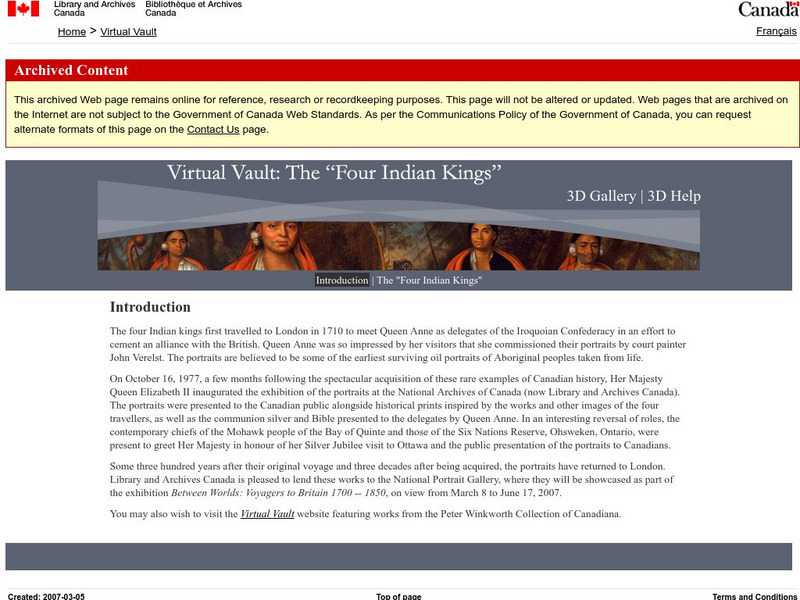 The "Four Indian Kings" Graphic The "Four Indian Kings" Graphic