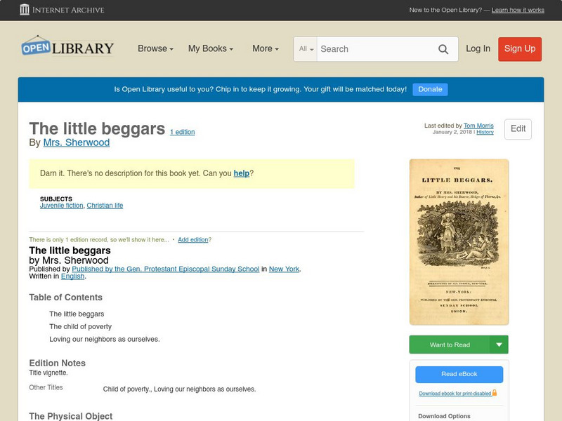 Open Library: The Little Beggars eBook Open Library: The Little Beggars eBook