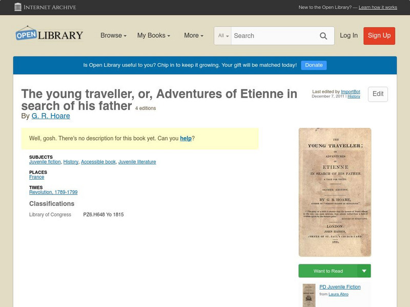 Open Library: The Young Traveller eBook Open Library: The Young Traveller eBook