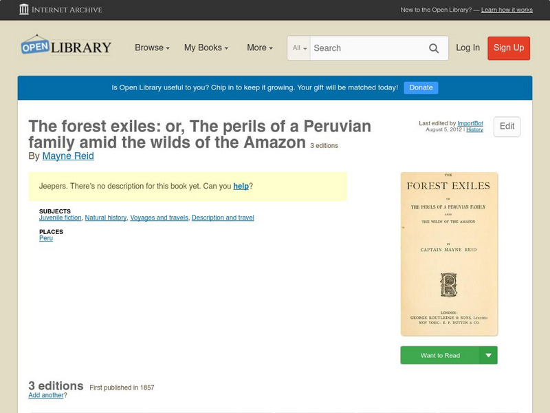 Open Library: The Forest Exiles eBook Open Library: The Forest Exiles eBook