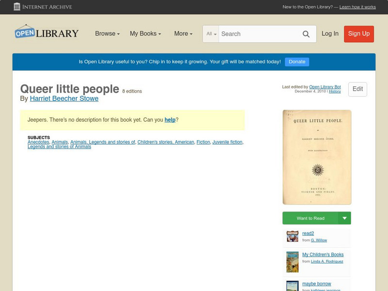 Open Library: Queer Little People eBook