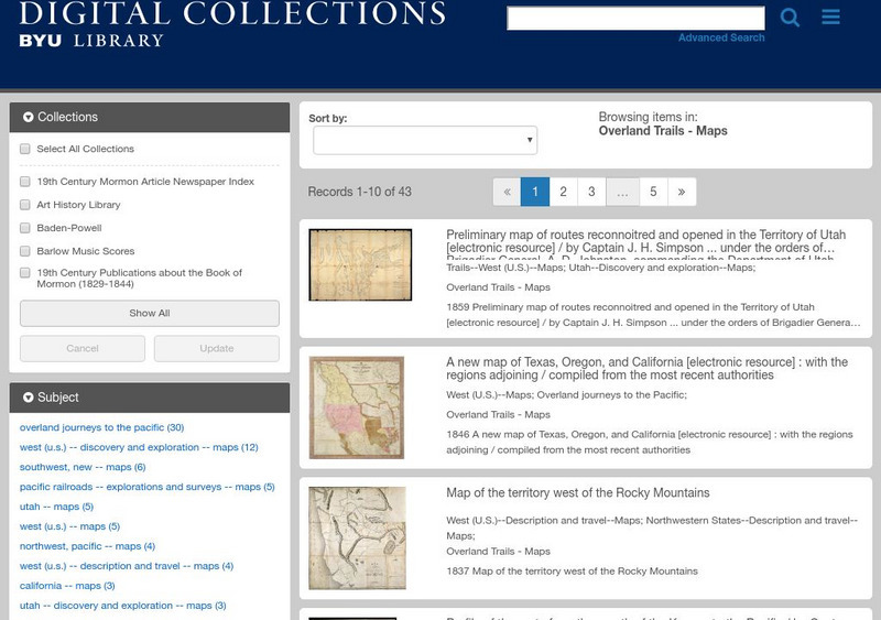 Library of Congress: Maps: Their Use by Overlanders Graphic Library of Congress: Maps: Their Use by Overlanders Graphic