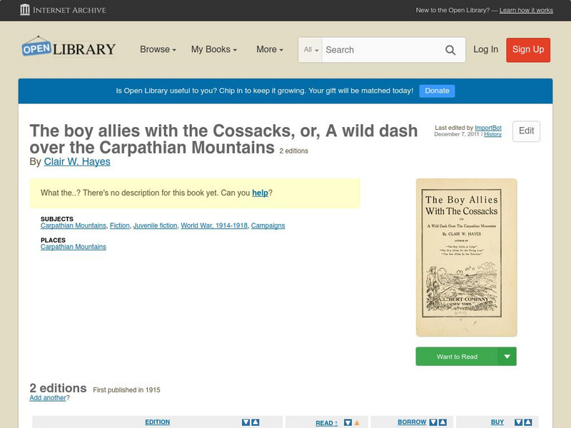 Open Library: The Boy Allies With the Cossacks eBook Open Library: The Boy Allies With the Cossacks eBook