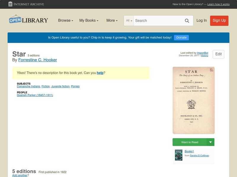 Open Library: Star eBook