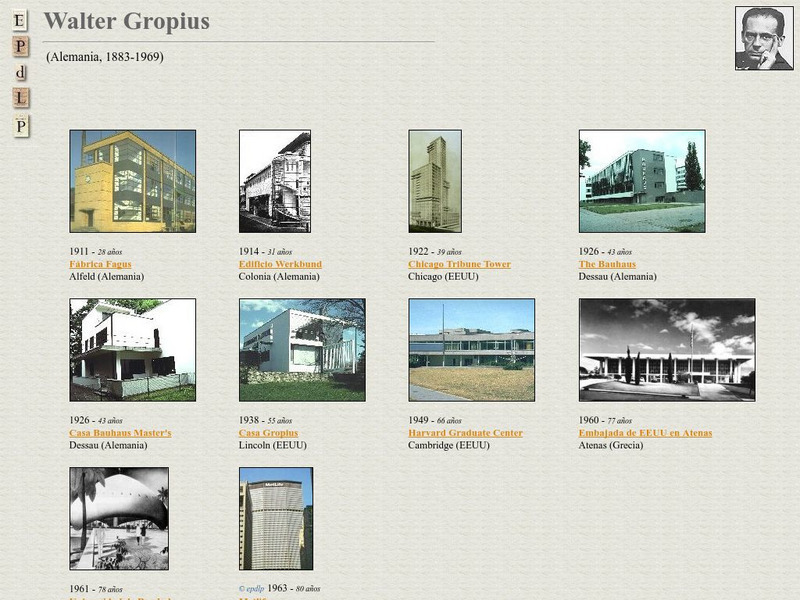 E Pd Lp: Walter Gropius Handout E Pd Lp: Walter Gropius Handout