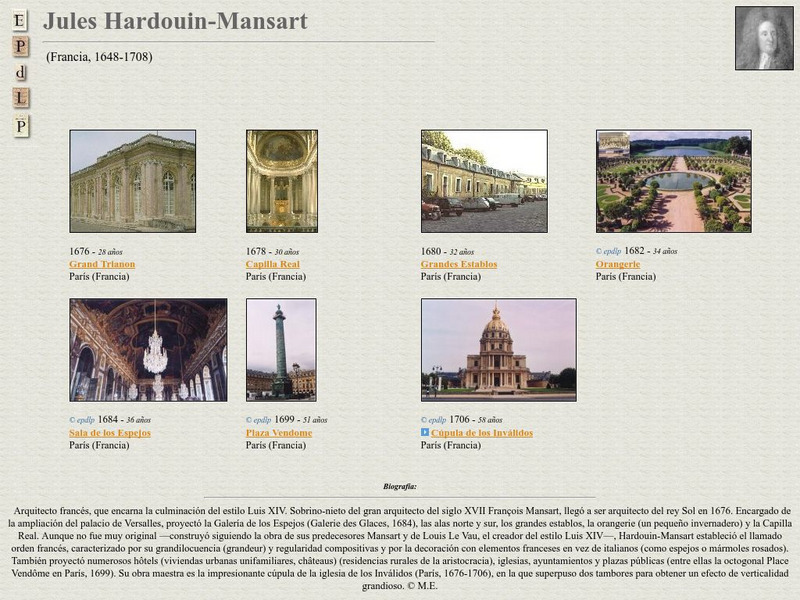 E Pd Lp: Jules Hardouin Mansart Handout E Pd Lp: Jules Hardouin Mansart Handout