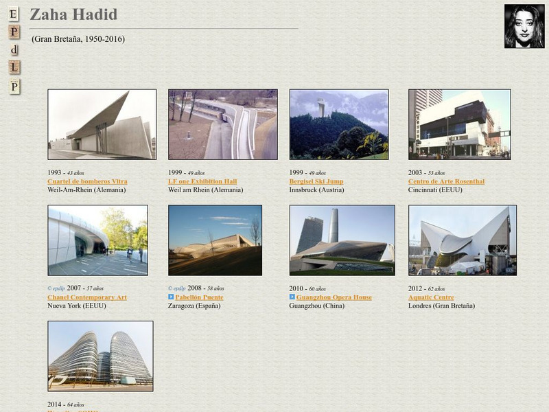 E Pd Lp: Zaha Hadid Handout E Pd Lp: Zaha Hadid Handout