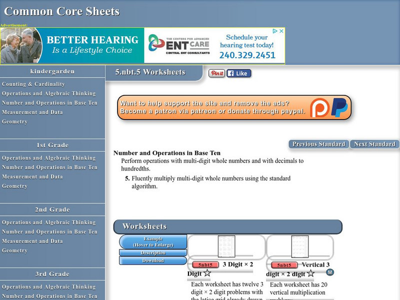 Common Core Sheets: Number and Operations in Base Ten 5.nbt.5 Worksheets Unknown Type Common Core Sheets: Number and Operations in Base Ten 5.nbt.5 Worksheets Unknown Type