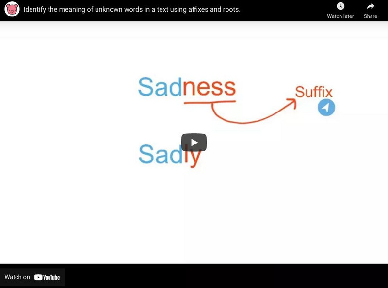 Freckle Education: Identify the Meaning of Unknown Words in a Text Using Roots Instructional Video Freckle Education: Identify the Meaning of Unknown Words in a Text Using Roots Instructional Video
