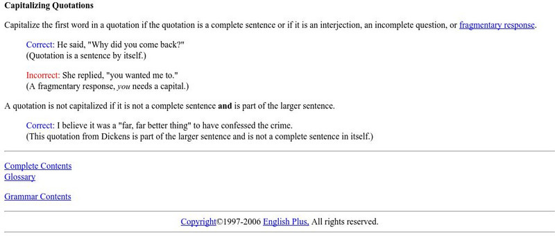 Special Cases for Capitals Handout Special Cases for Capitals Handout