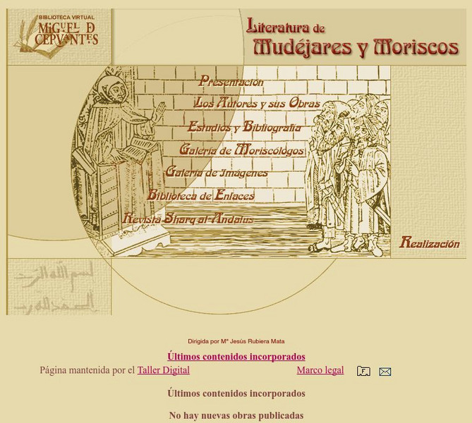 Biblioteca Virtual Miguel De Cervantes: Literatura De Mudejares Y Moriscos Handout Biblioteca Virtual Miguel De Cervantes: Literatura De Mudejares Y Moriscos Handout