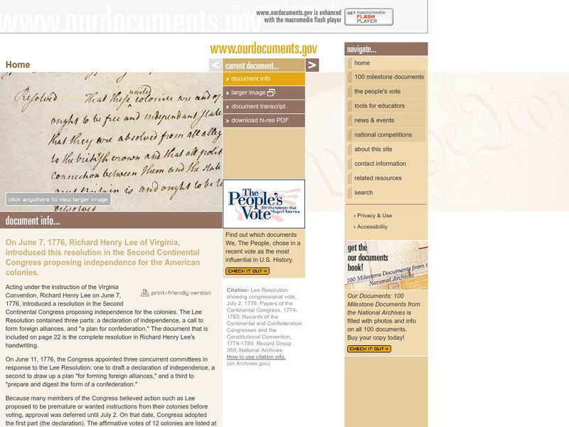 Our Documents: Articles of Confederation (1777) Primary Our Documents: Articles of Confederation (1777) Primary