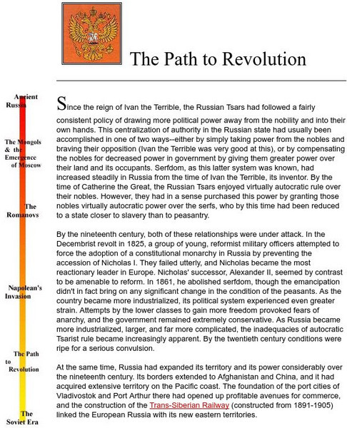 Geographia.com: The Path to Revolution Website Geographia.com: The Path to Revolution Website