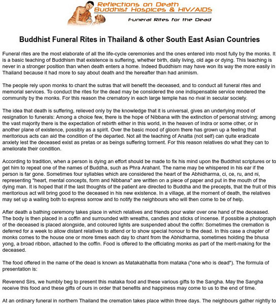 Buddha Net: Buddhist Funeral Rites Article Buddha Net: Buddhist Funeral Rites Article