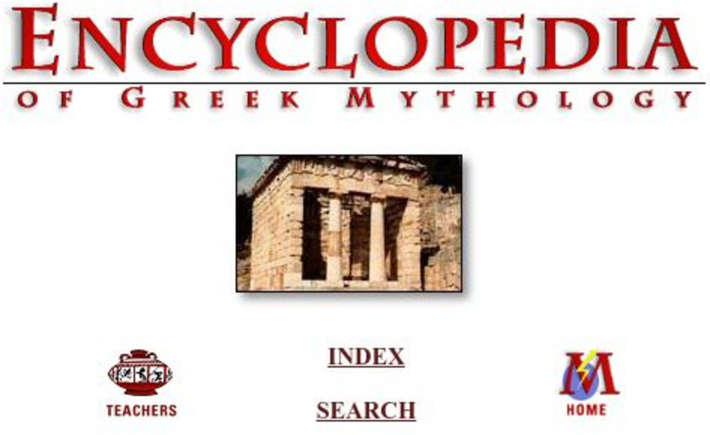 Mythweb: The Illustrated Encyclopedia of Greek Mythology Handout Mythweb: The Illustrated Encyclopedia of Greek Mythology Handout