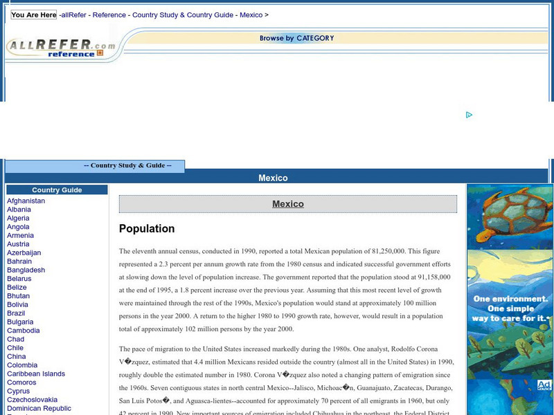 All Refer Reference: Population / Ethnicity and Language Website All Refer Reference: Population / Ethnicity and Language Website