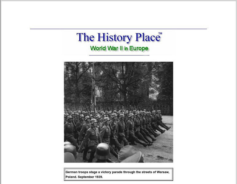 The History Place: German Troops March Through Warsaw Website The History Place: German Troops March Through Warsaw Website
