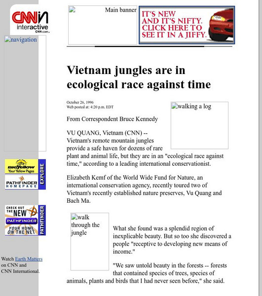 Cnn: Ecological Race of Vietnam Jungle Article Cnn: Ecological Race of Vietnam Jungle Article