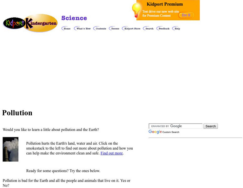 Pollution Handout Pollution Handout