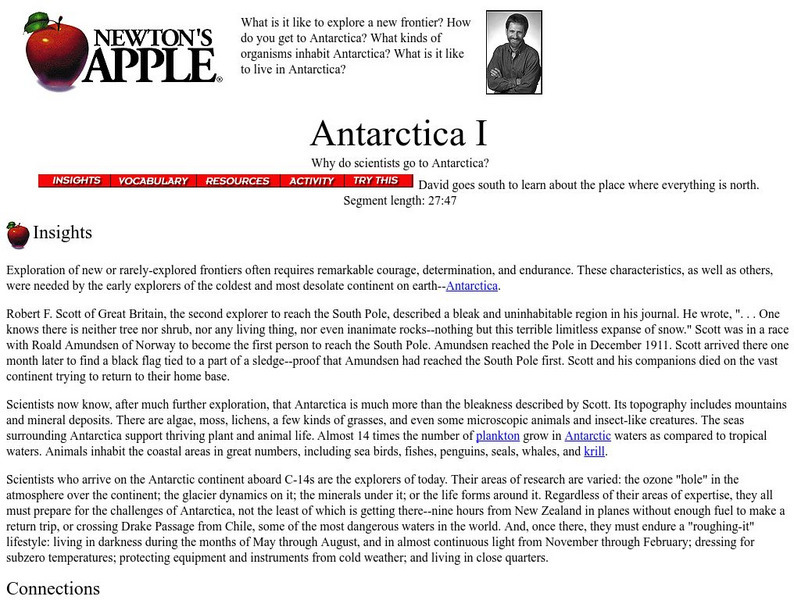 Twin Cities Public Television: Antarctica I Activity Twin Cities Public Television: Antarctica I Activity