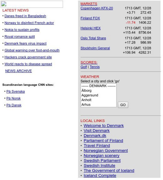 Cnn: Scandinavia Website Cnn: Scandinavia Website