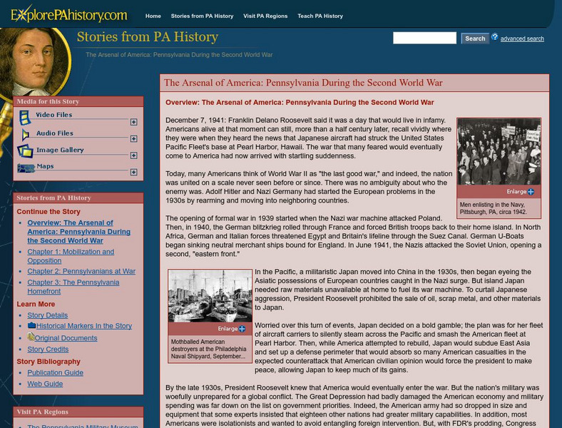 Explore Pa History: Pennsylvania During World War Ii Website Explore Pa History: Pennsylvania During World War Ii Website