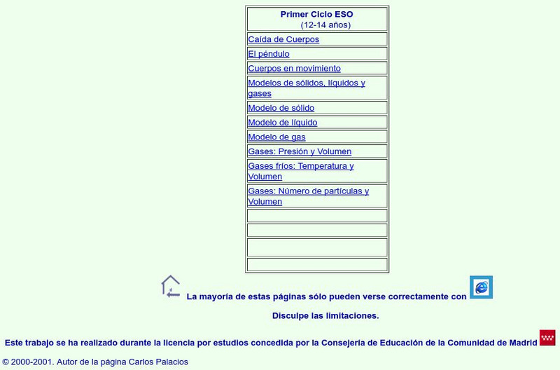 Ministerio De Educacion Y Ciencia: Primer Ciclo Eso Activity