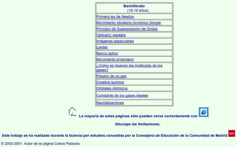 Elmol: Bachillerato Activity