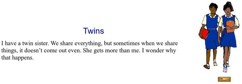 Beacon Learning Center: Twins Activity Beacon Learning Center: Twins Activity