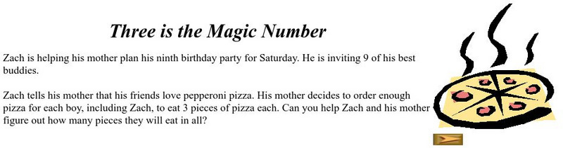 Beacon Learning Center: Three Is the Magic Number Unit Plan Beacon Learning Center: Three Is the Magic Number Unit Plan